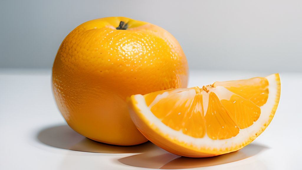 A slice of orange.