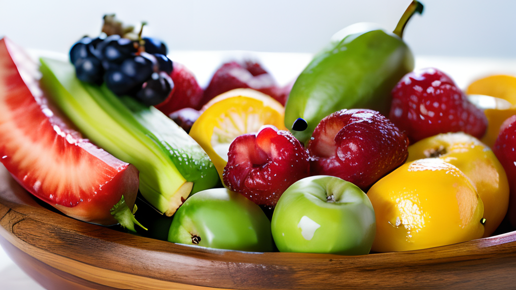 A bowl of fruit.