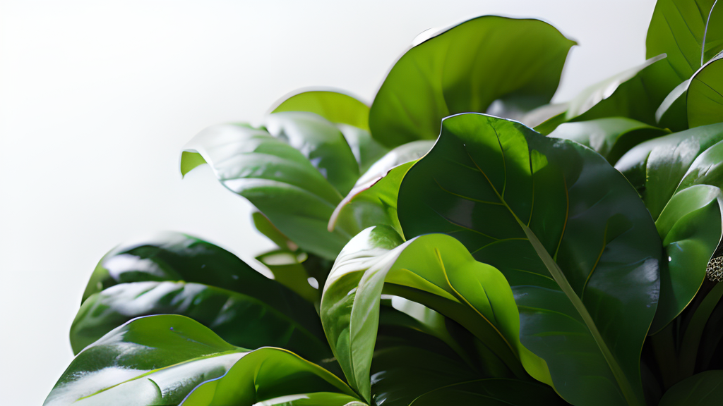 A close up of a plant with green leaves.