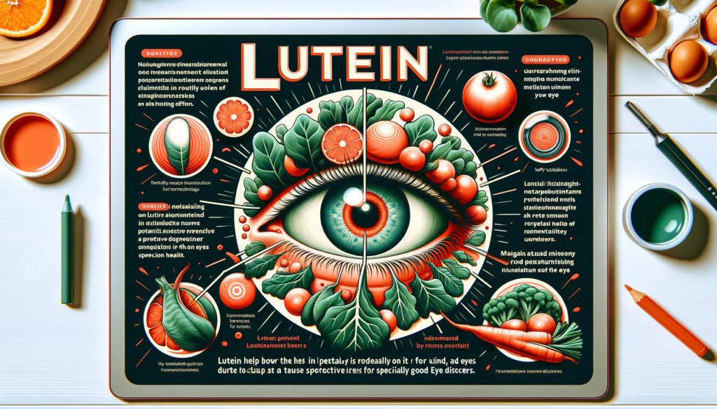 An illustration of lutein on an ipad.